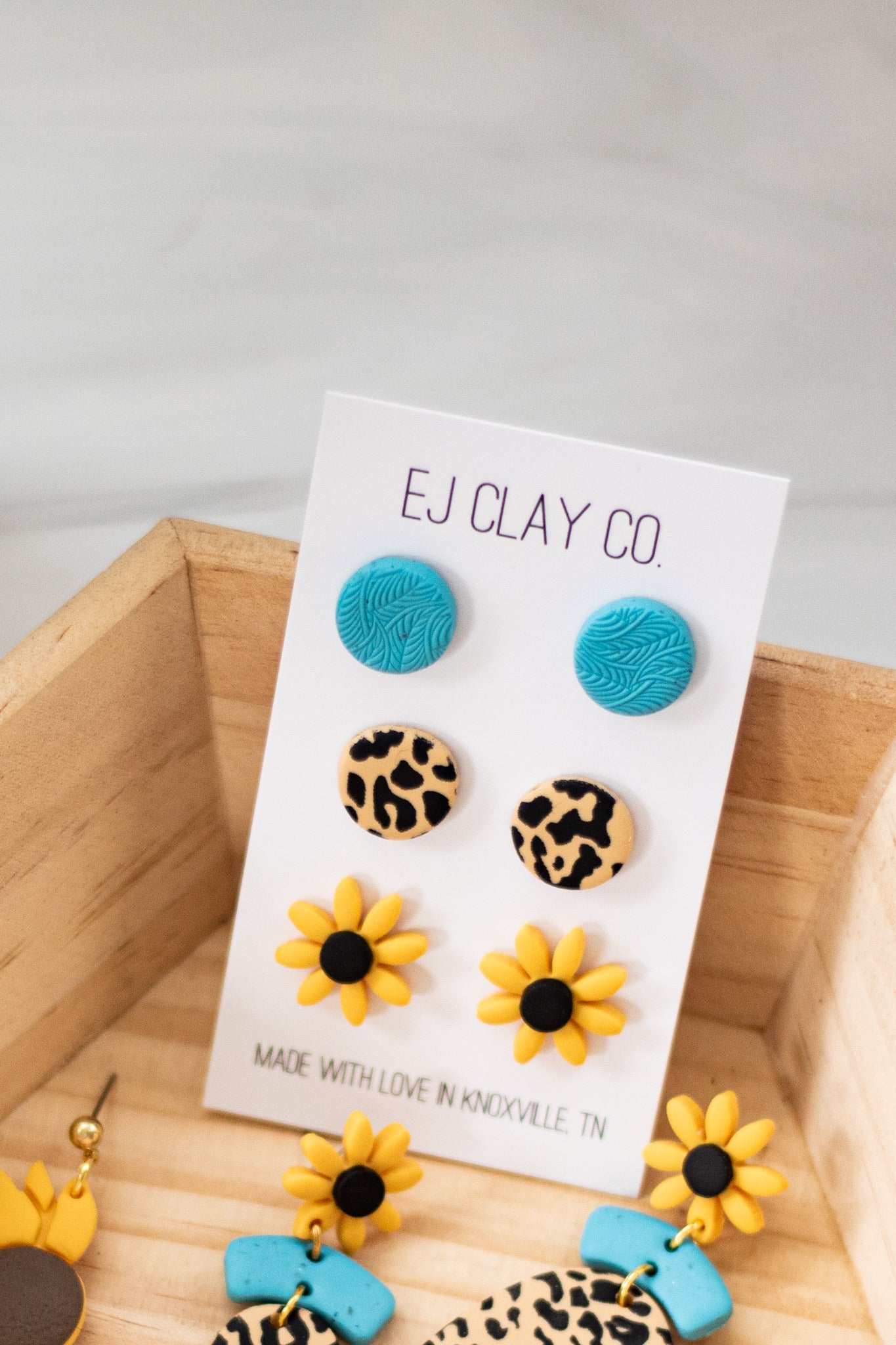Sunflower Leopard Turquoise Collection