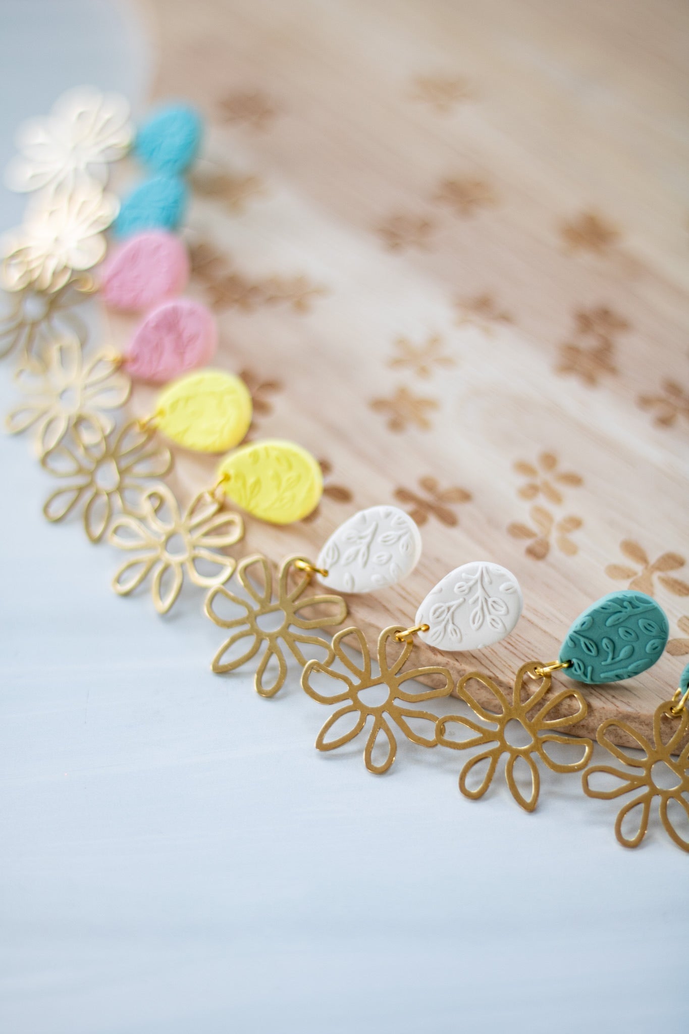 Spring Flower Charm Dangles
