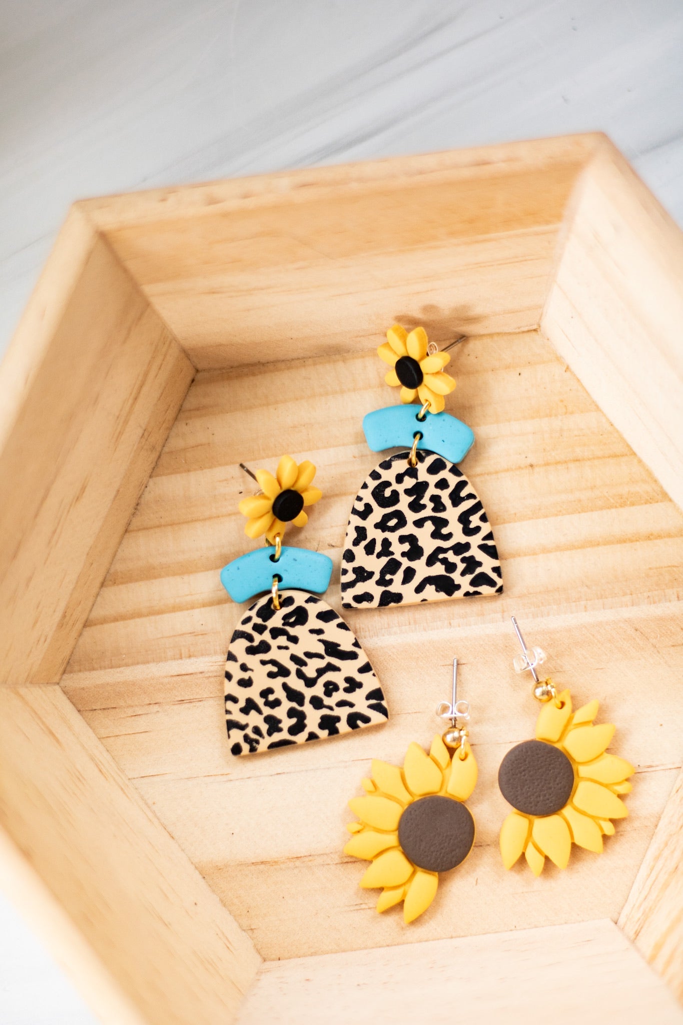 Sunflower Leopard Turquoise Collection
