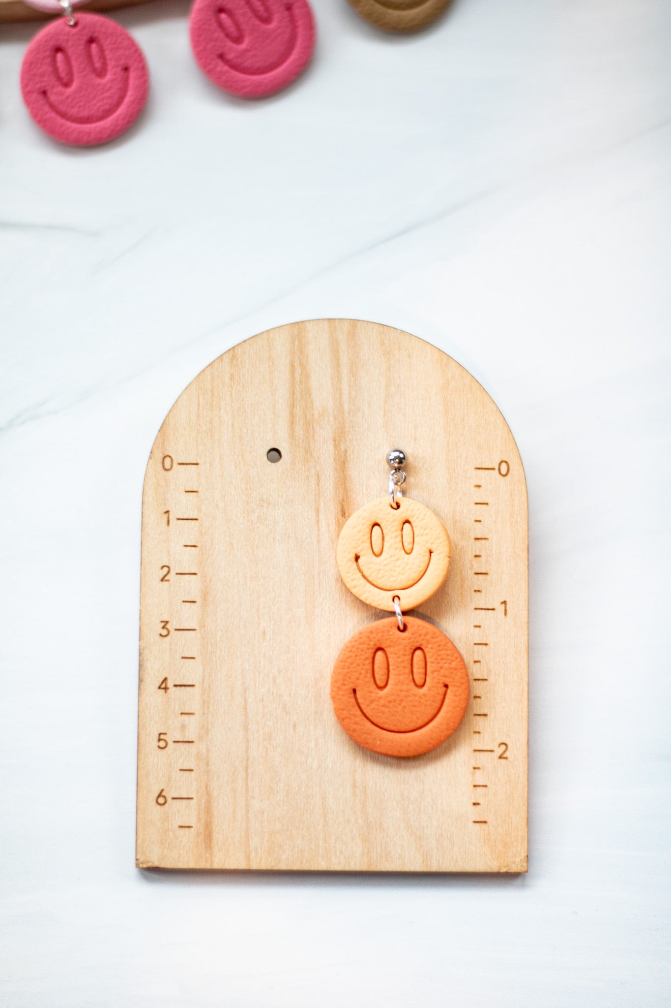 Ombre Smiley Dangles