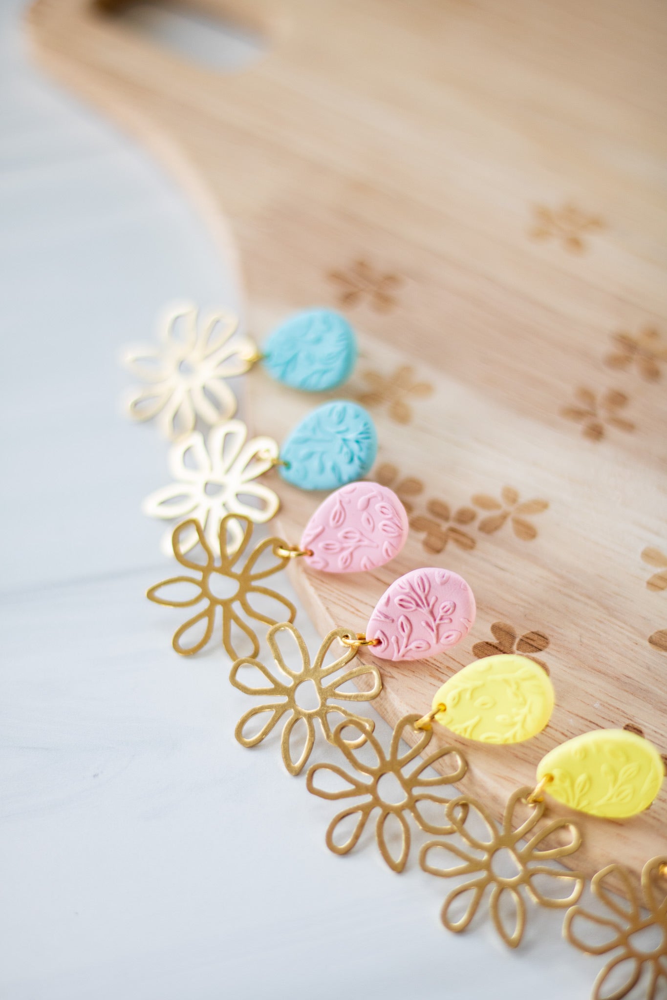 Spring Flower Charm Dangles