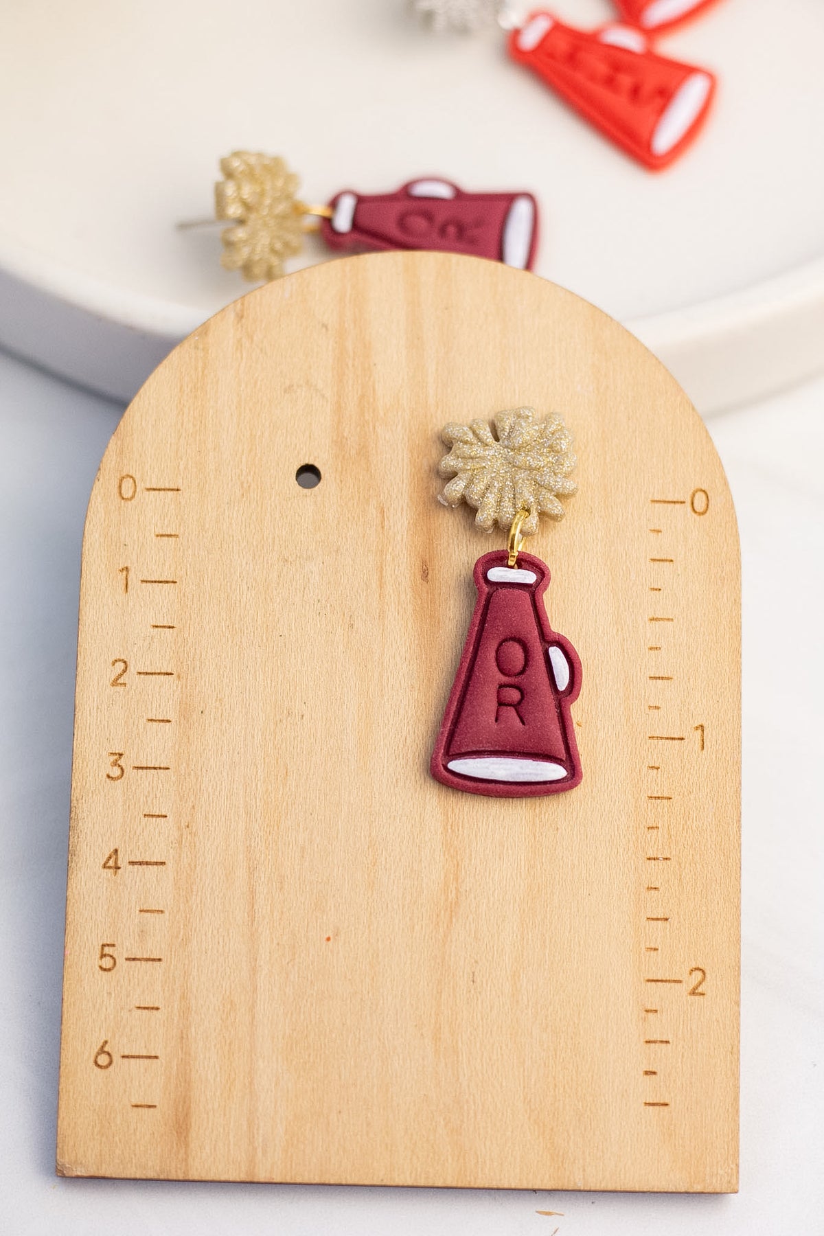 Custom Cheer Megaphone Dangles