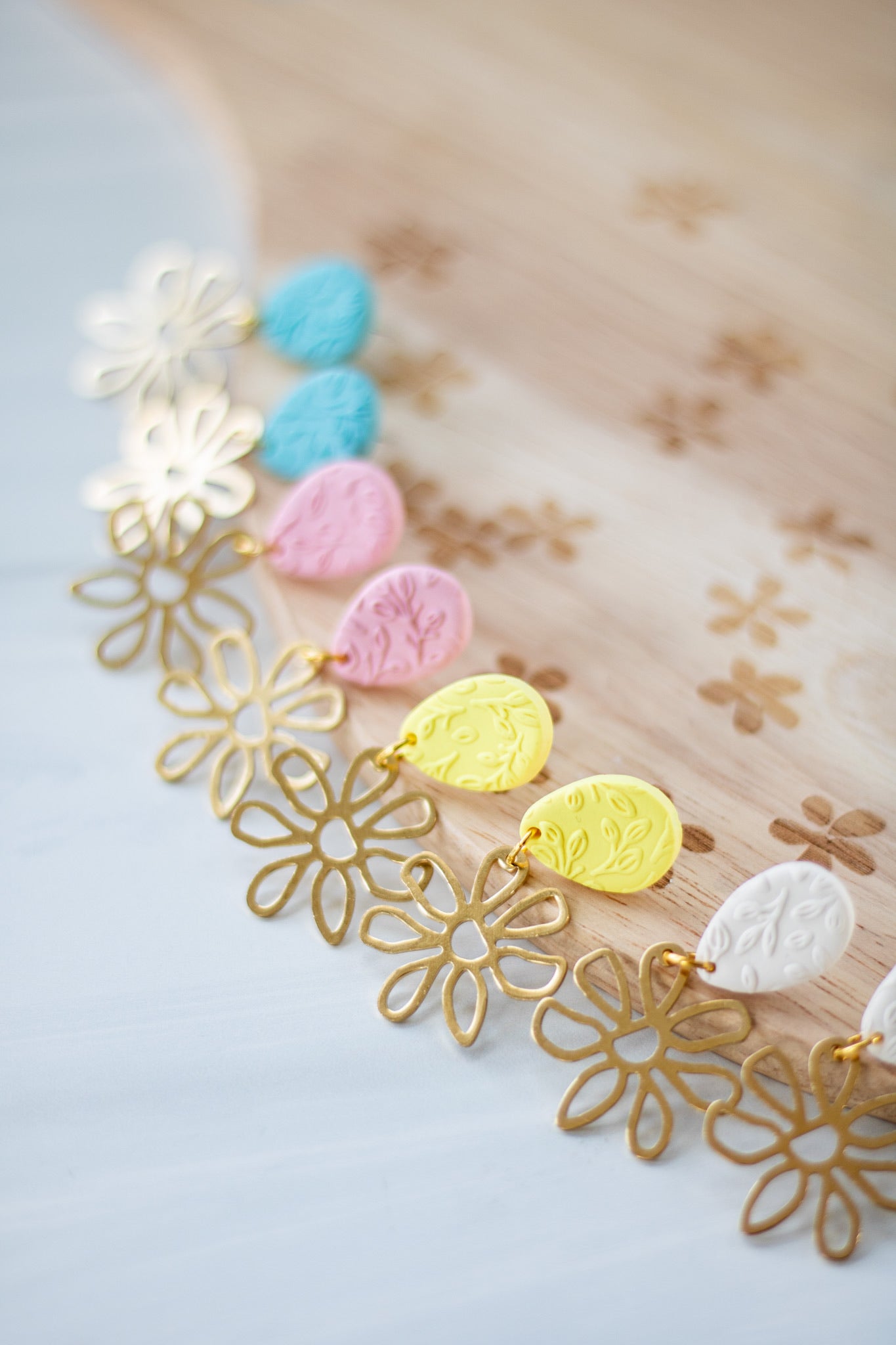 Spring Flower Charm Dangles
