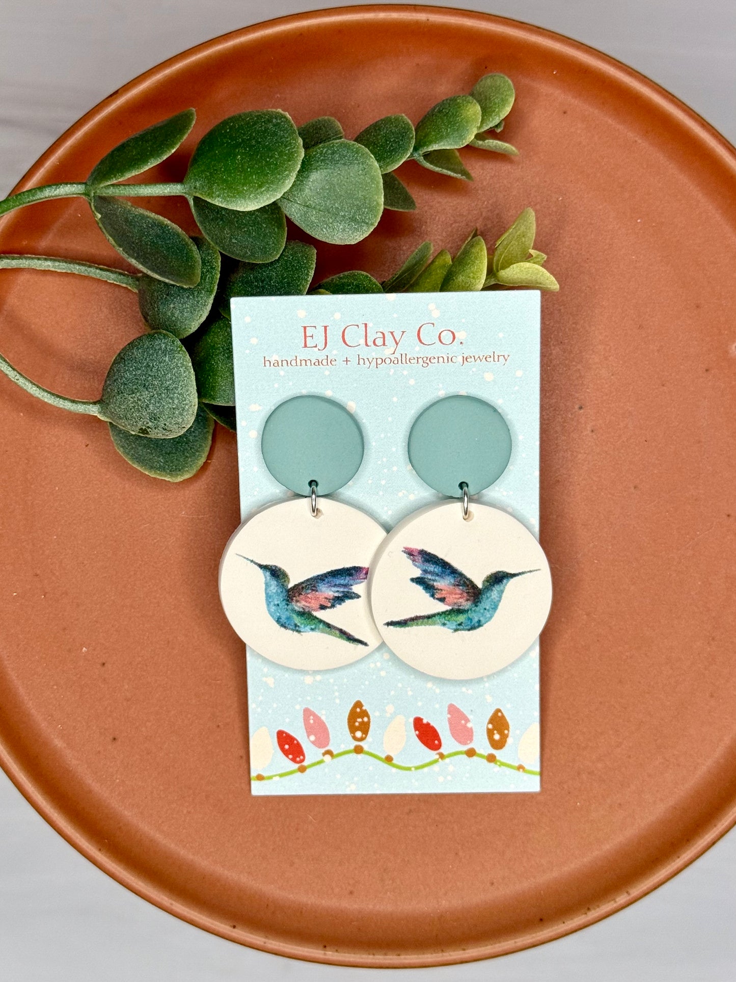 Green Hummingbird Dangles
