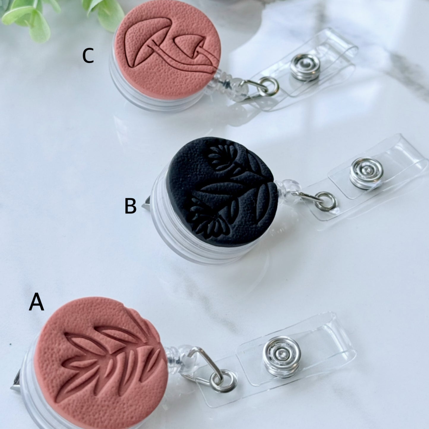 Floral Badge Reel Collection
