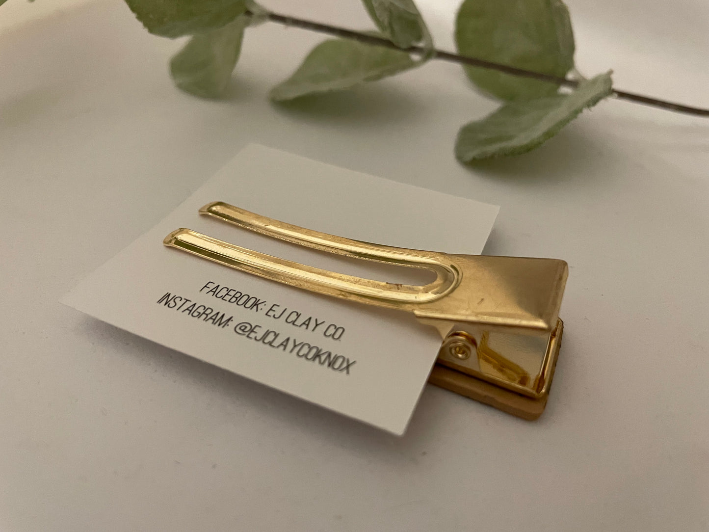 Large Leopard Barrette