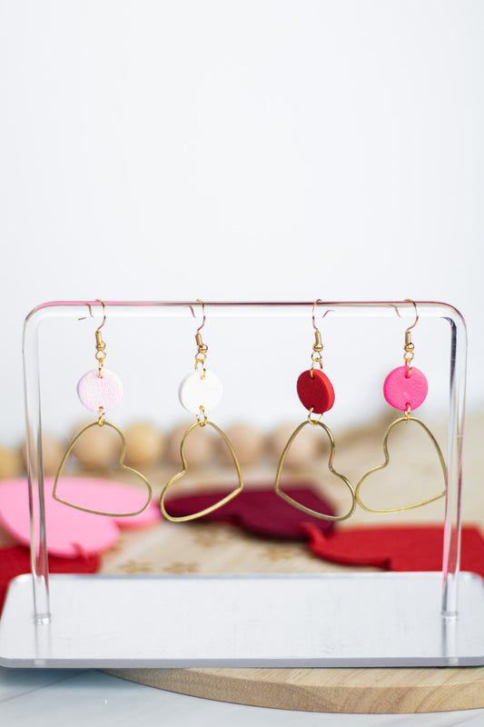 WS Heart Charm Dangles