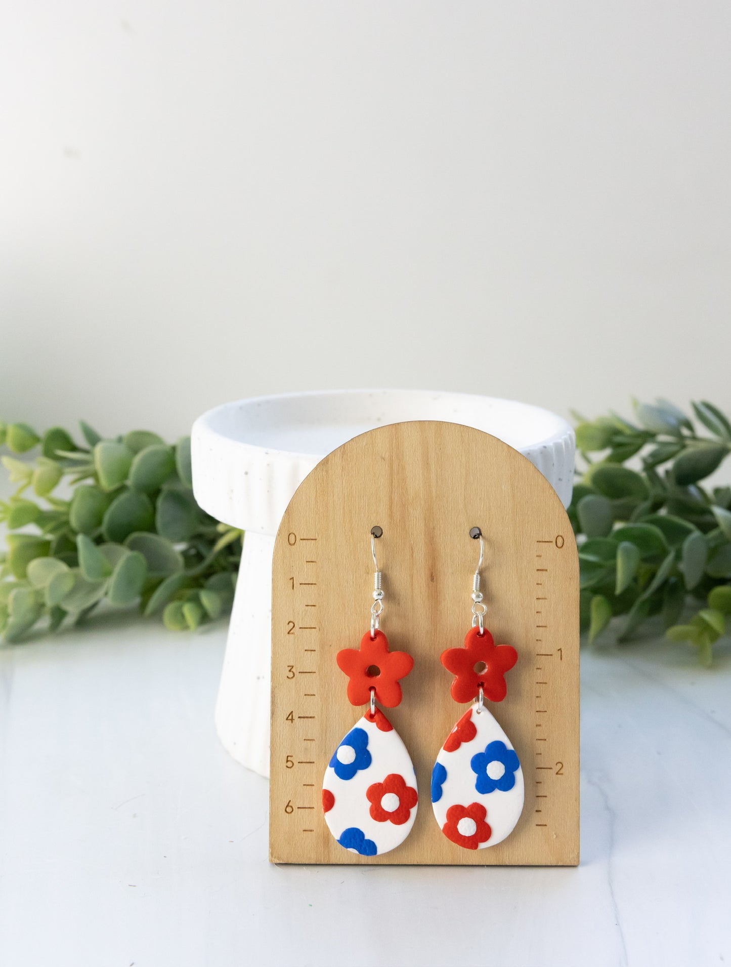 RWB Flower Dangles