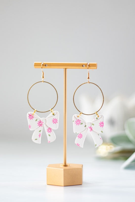 WS Coquette Bow Dangles