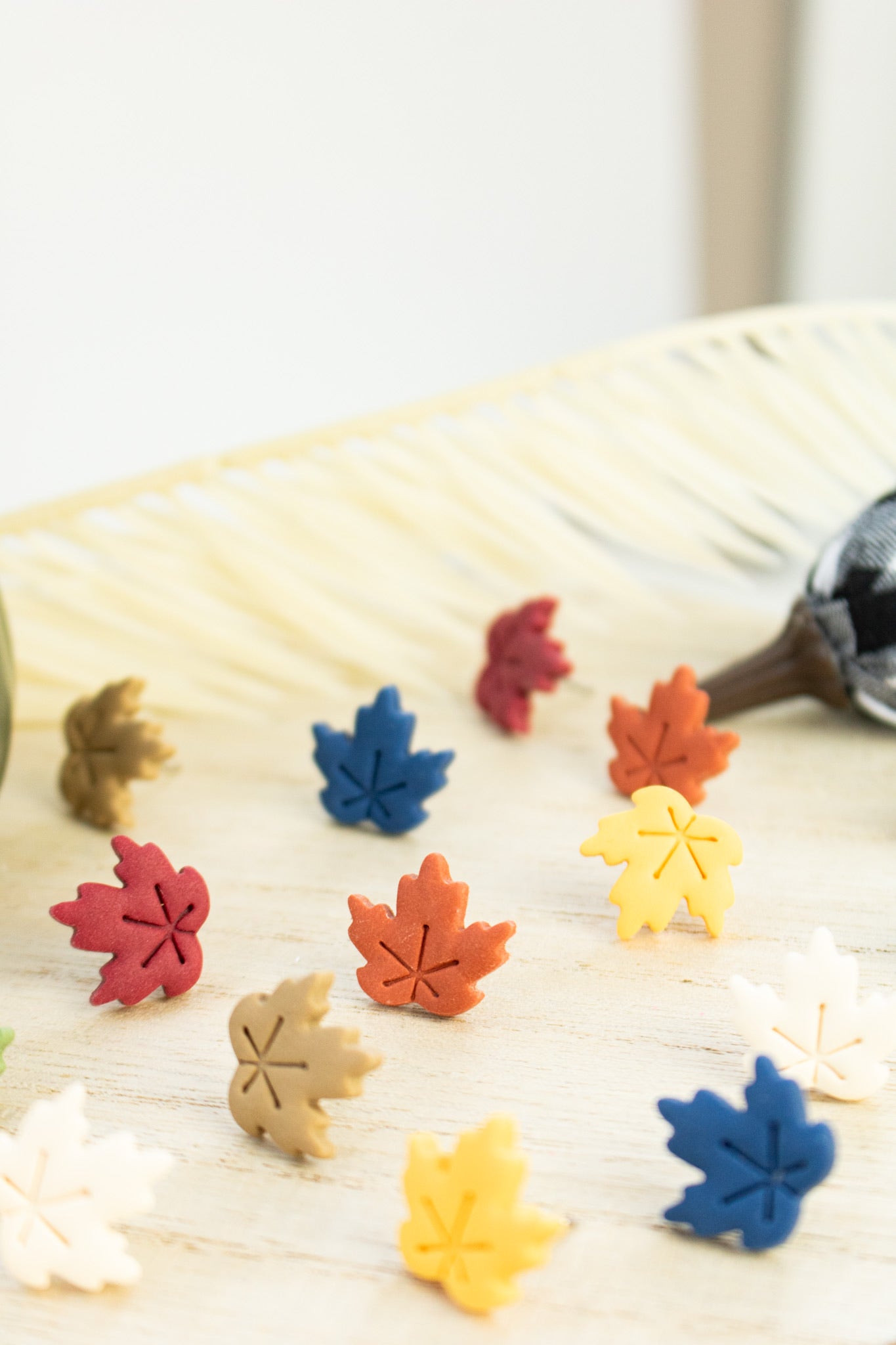 Fall Leaf Studs