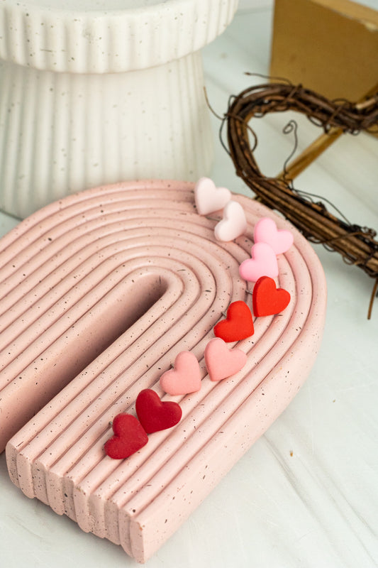 WS ‘26 Heart Studs