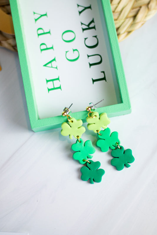 WS Shamrock 3 Tier Dangles