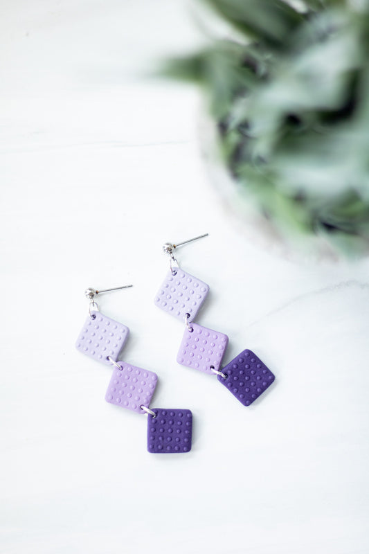 WS Purple Ombré Dangles