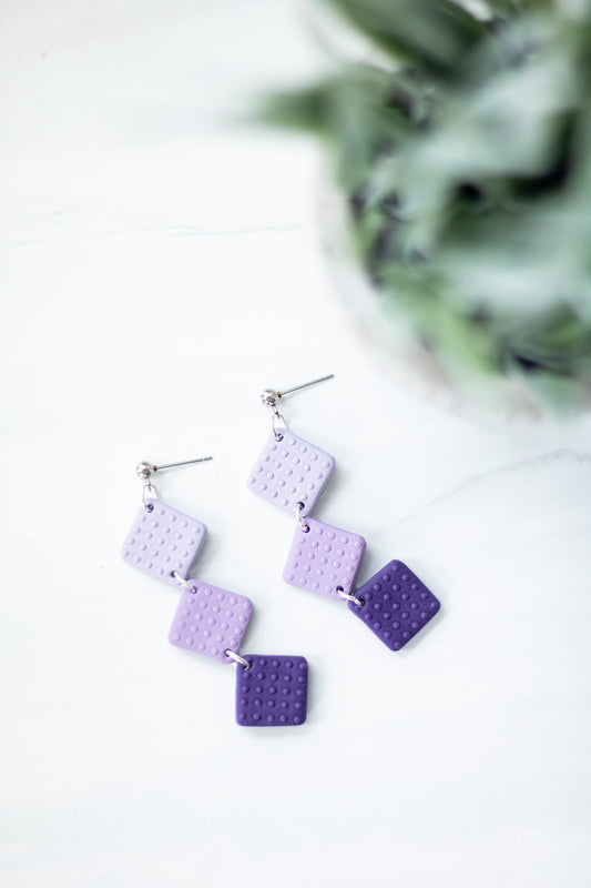 Purple Ombré Dangles