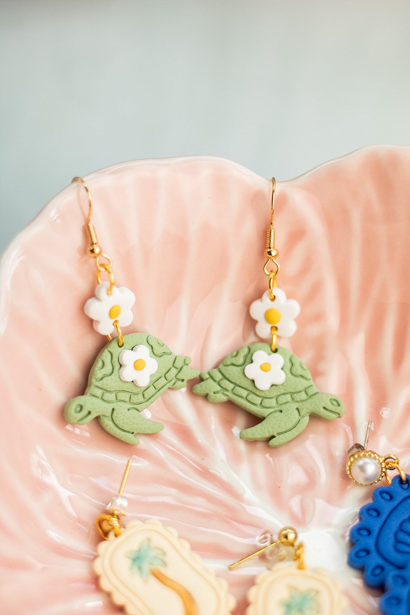 Flower Turtle Dangles