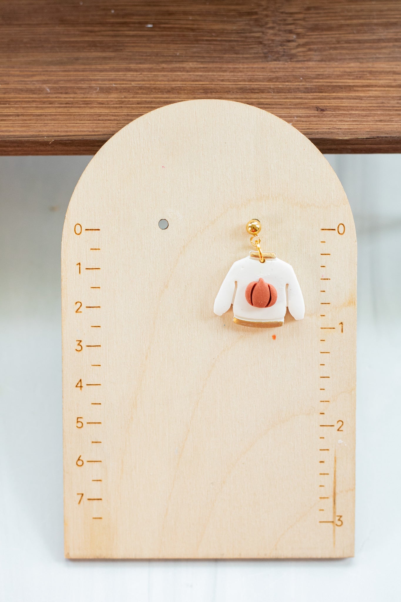 Cozy Pumpkin Sweater Dangles
