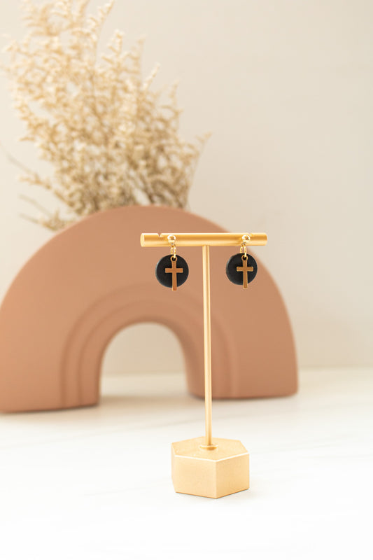 WS Small Cross Dangles