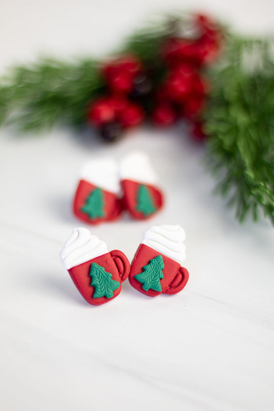 WS Winter Coffee Studs