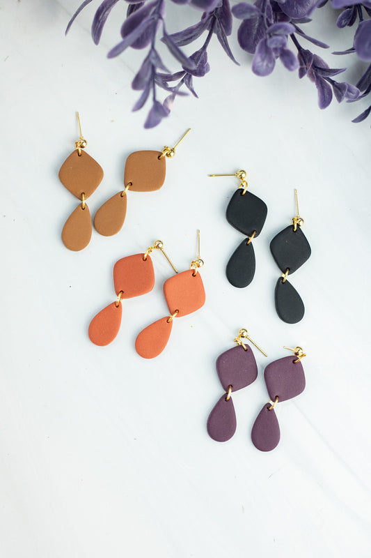 Rounded Geo Drop Dangles