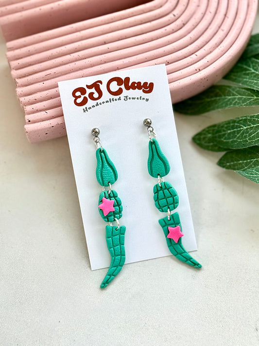 WS Star Gator Dangles