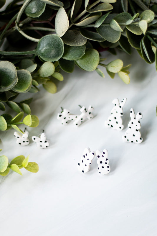 WS Polka Dot Easter Studs
