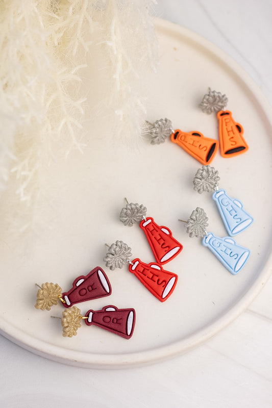 Custom Cheer Megaphone Dangles