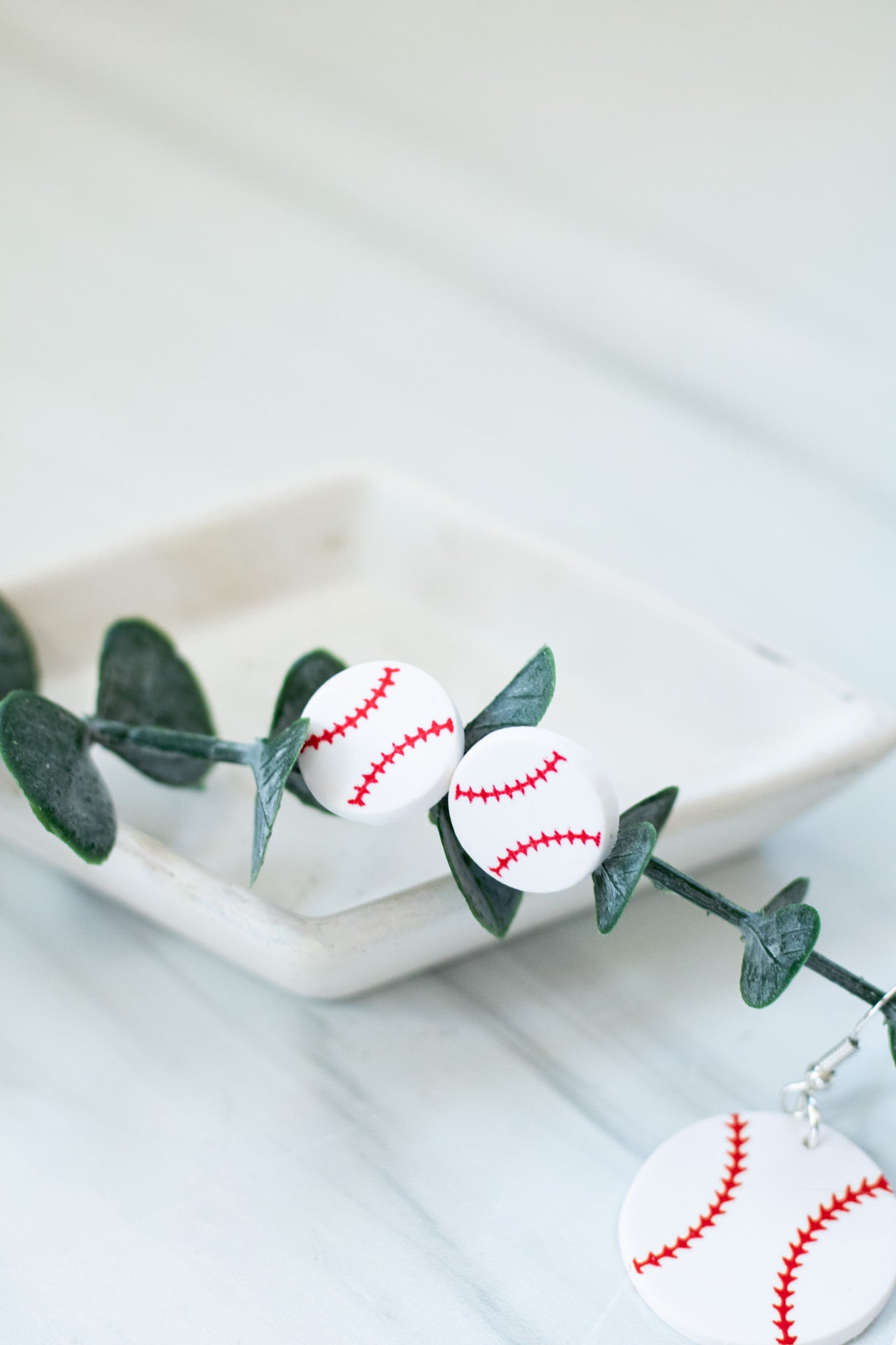 Baseball Earrings