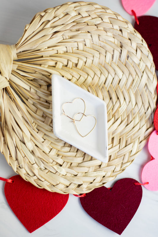 WS 18K Gold Plated Hoops