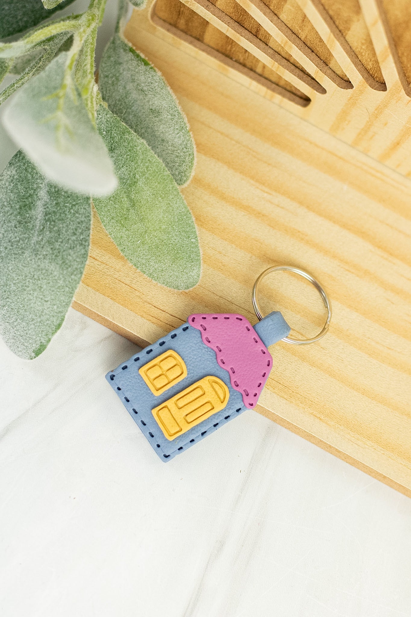 Custom House Keychain