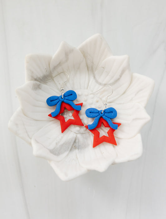 WS Star Bow Dangles