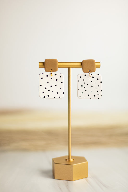 Square Polka Dot Dangles