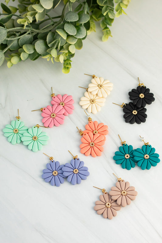 WS Beaded Flower Dangles