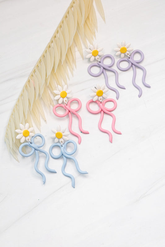 WS Spring Flower Bow Dangles