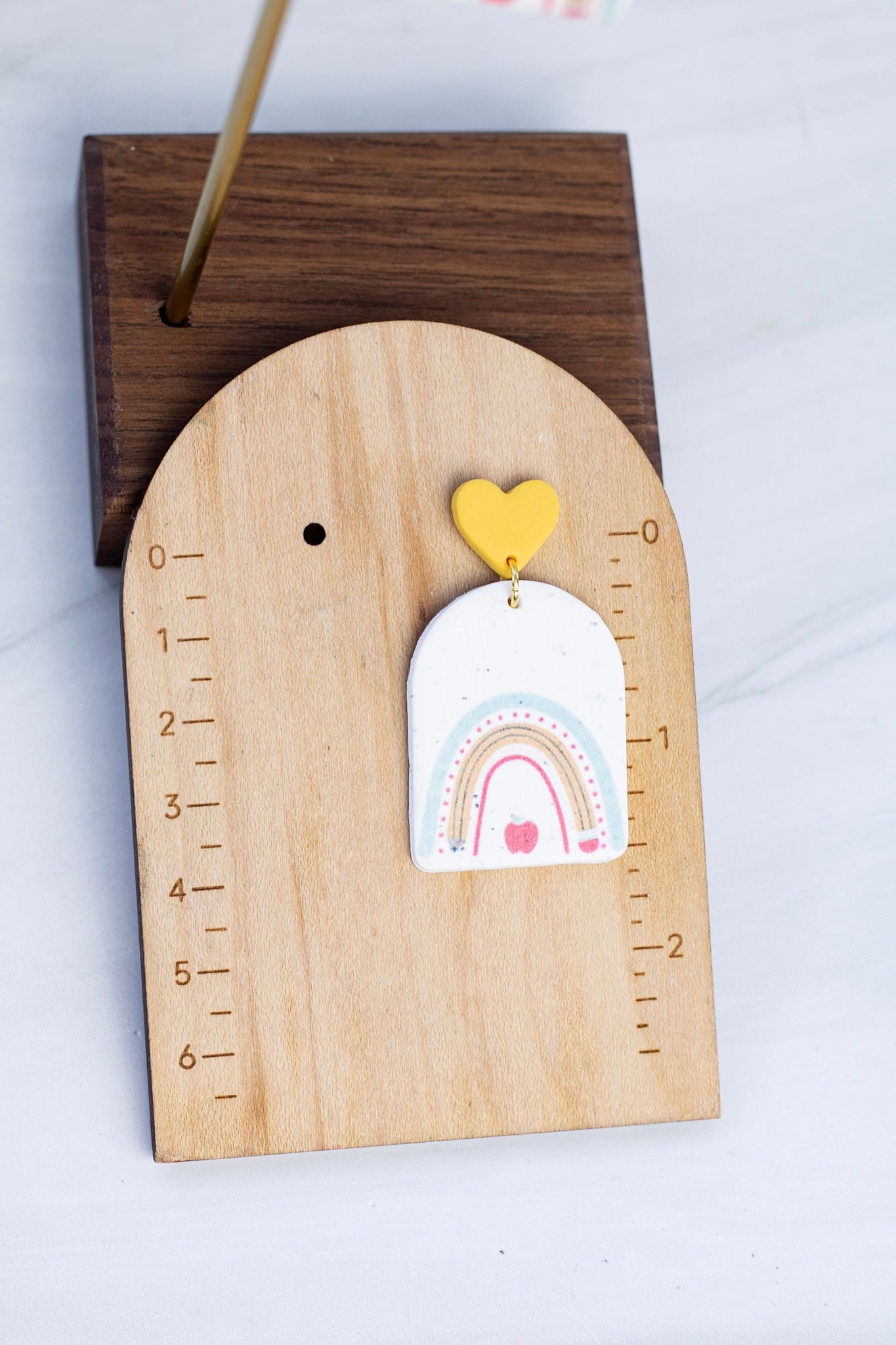 Printed Teacher Rainbow Dangles