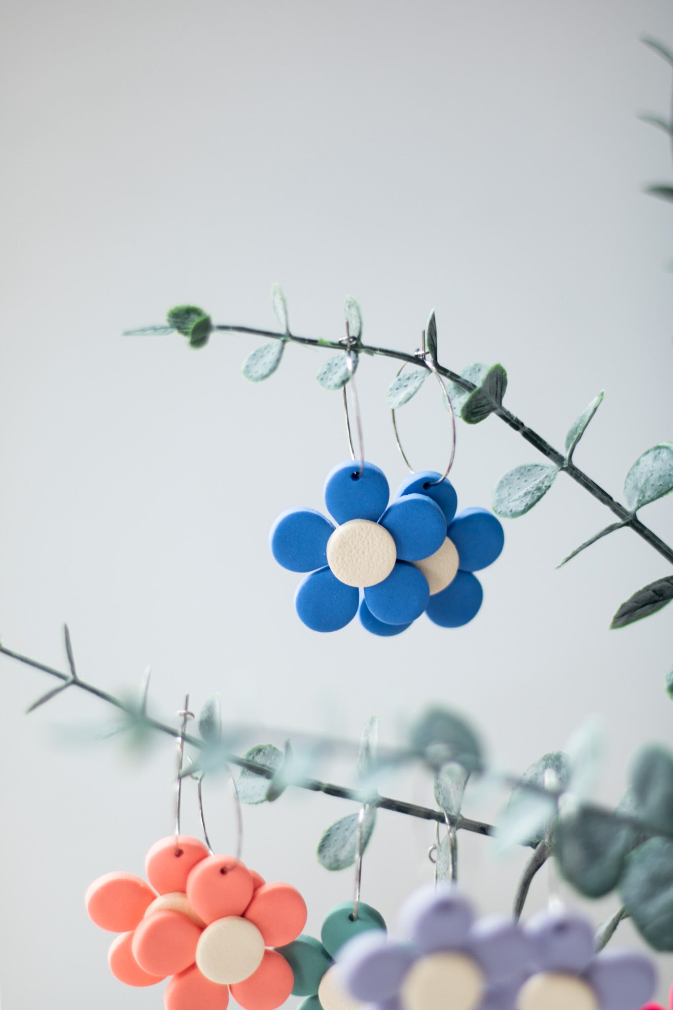 Summer Daisy Hoops