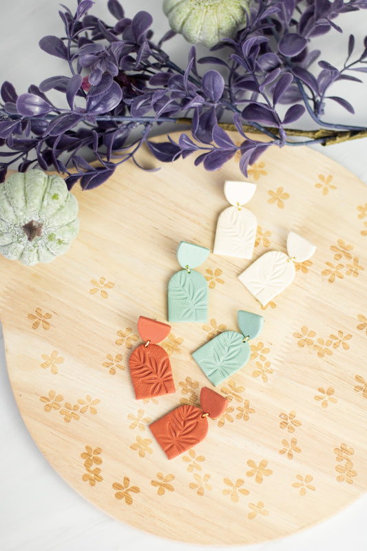 WS Arched Embossed Dangles