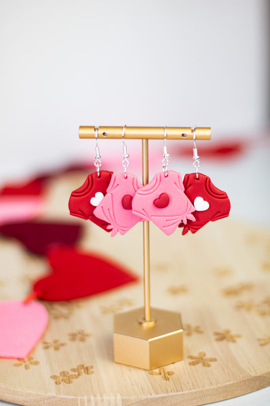 WS Heart T Shirt Dangles