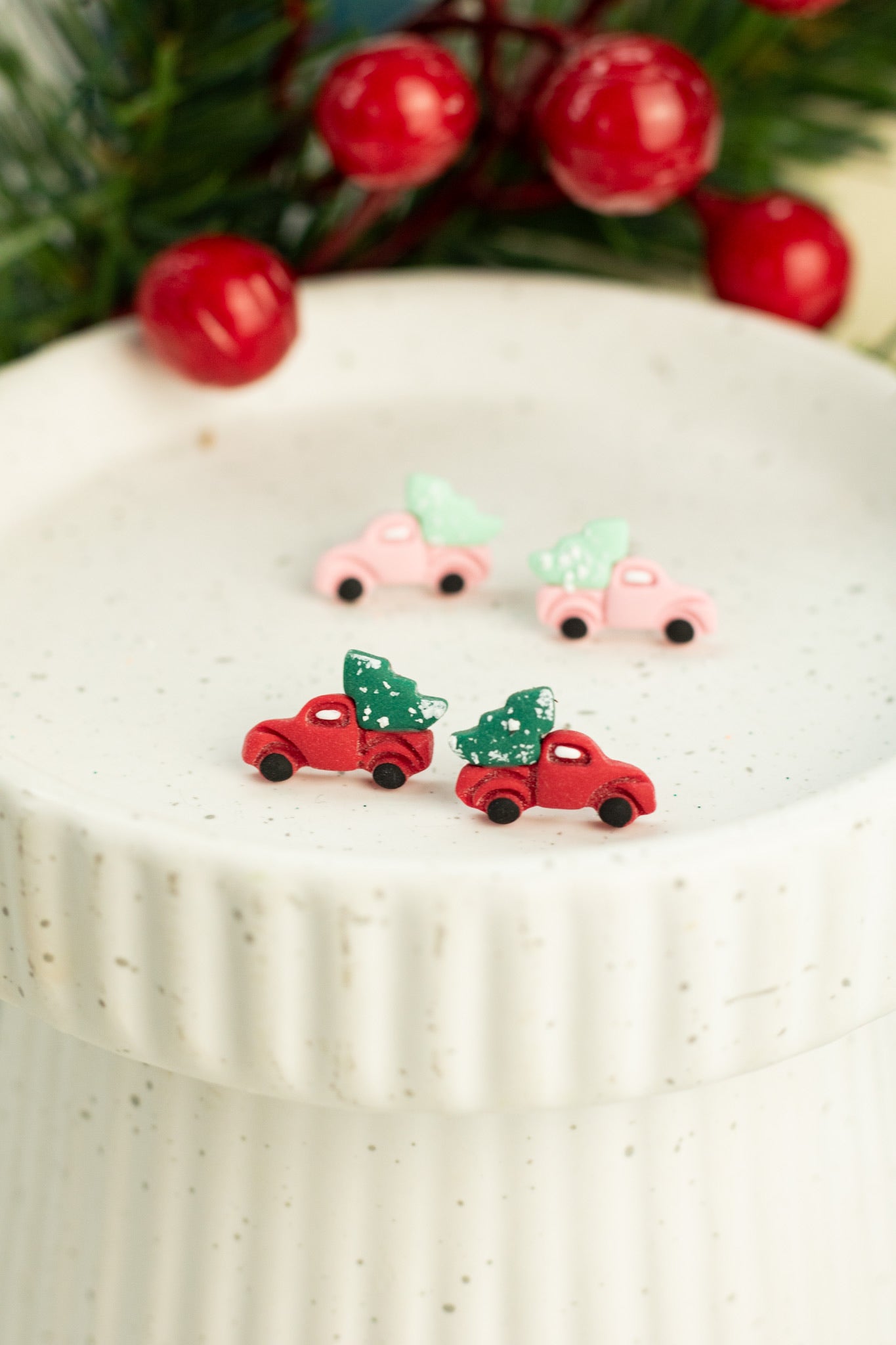 Mini Holiday Delivery Studs