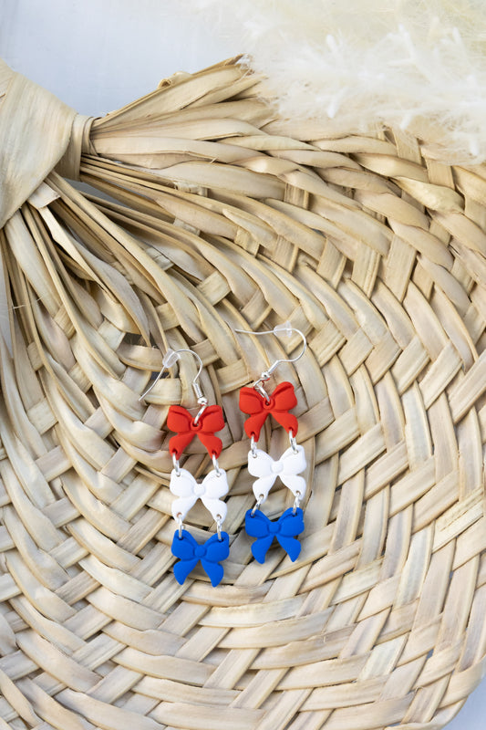 RWB Bow Trio Dangles