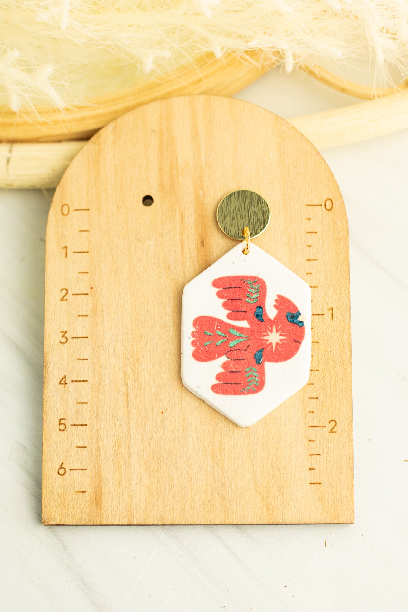 Folk Art Bird Dangles