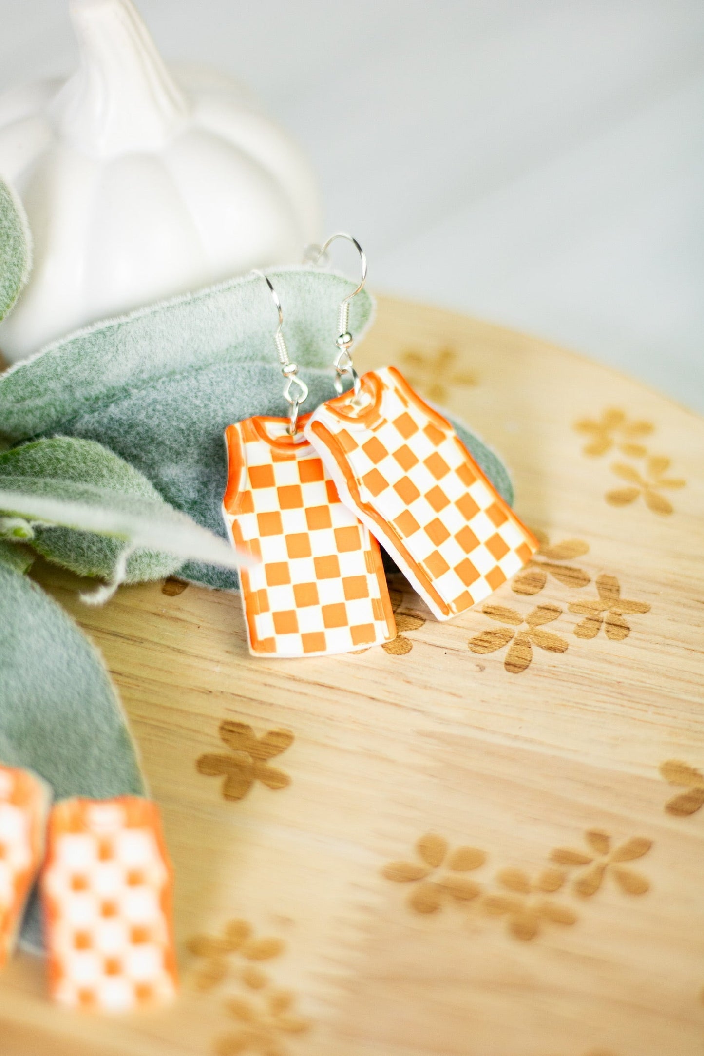 Checkered basketball jerseys