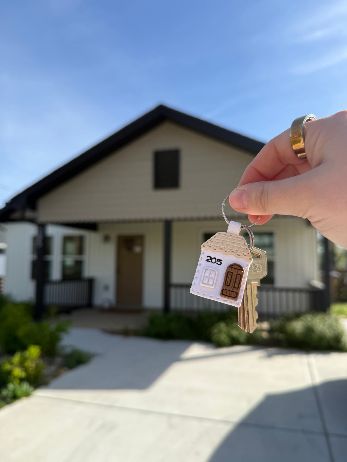 Custom House Keychain
