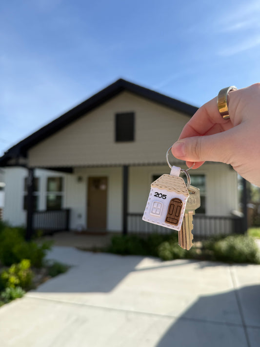 Custom House Keychain