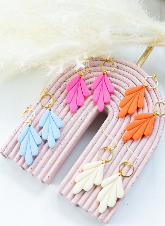 Leaf Circle Charm Dangles
