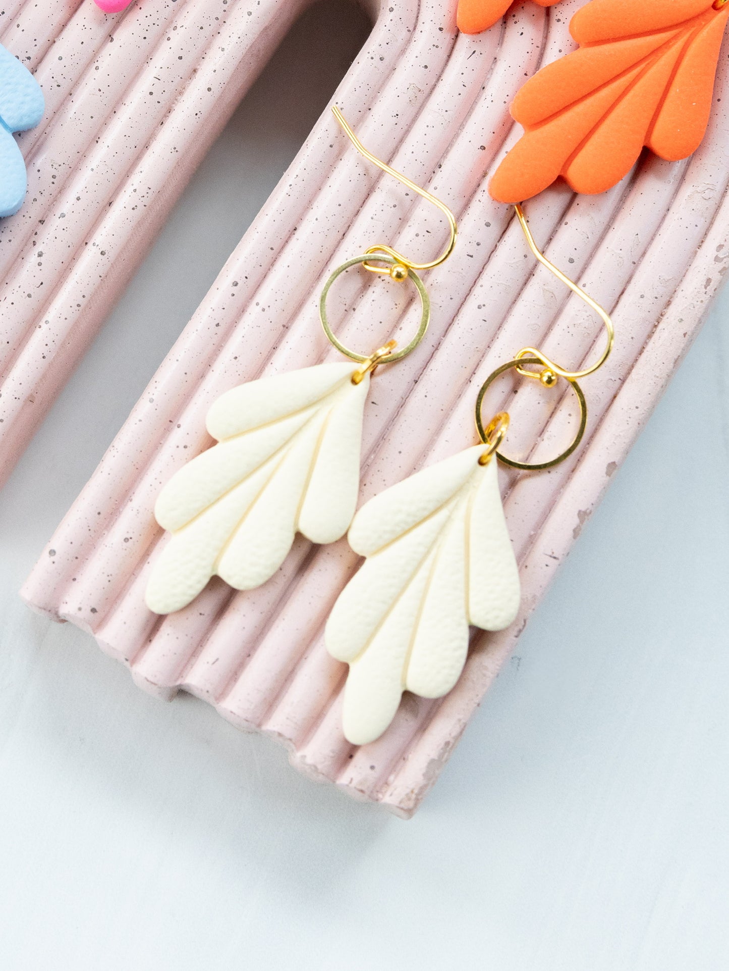 Leaf Circle Charm Dangles