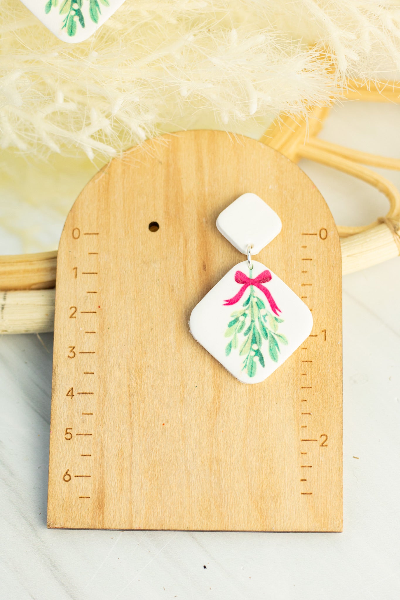 Mistletoe Diamond Dangles