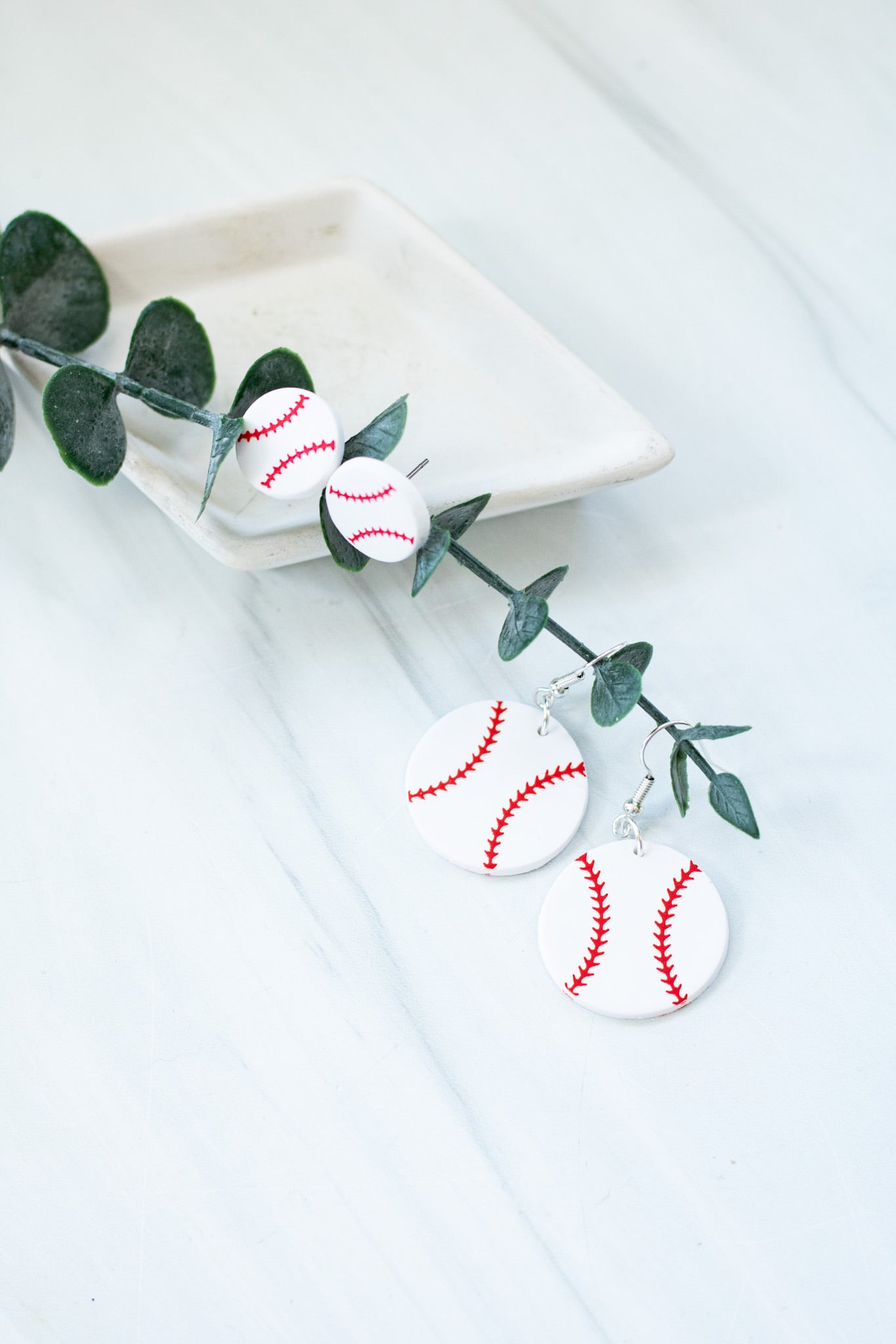 Baseball Earrings