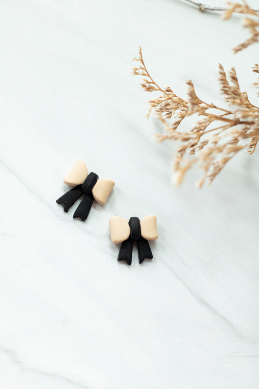 Preppy Bow Studs