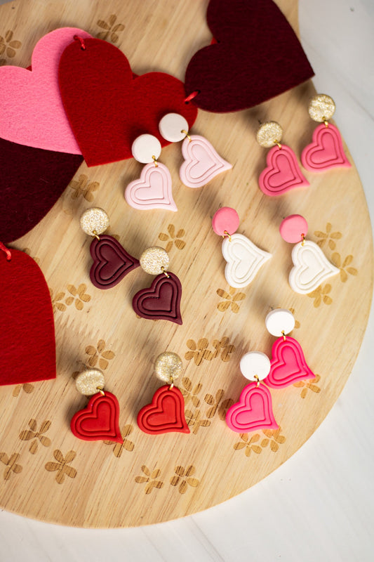 Valentines Heart dangles