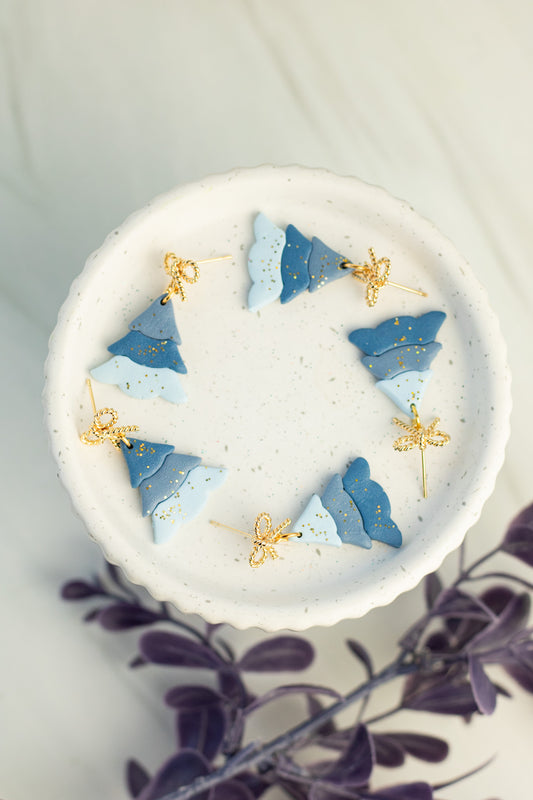 Blue Ombré Tree Dangles